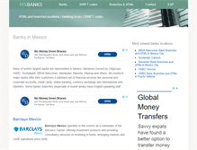 Tablet Screenshot of mxbanks.com